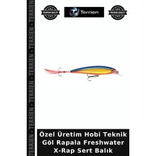 Terrien Özel Üretim Hobi Teknik Göl Rapala Freshwater X-Rap Sert Balık