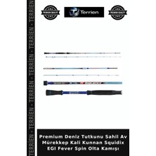 Terrien Premium Deniz Tutkunu Sahil Av Mürekkep Kali Kunnan Squidix Egı Fever Spin Olta Kamışı