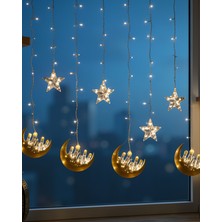 Aparim LED Işık Hilal ve Yıldız Figürlü Dekor 3 Metre Xxuczzzramazanledi-4