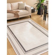Efta Halı Bloom BM05 Gri Krem Salon Halısı