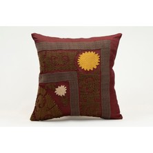 Kilim Wholesale Suzani Kumaştan Yapılmış Kırlent Kılıfı, 40X40 cm