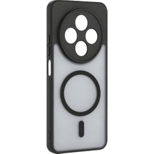 Aparim Xiaomi Redmi 14C Loji Magsafe Kapak - Siyah