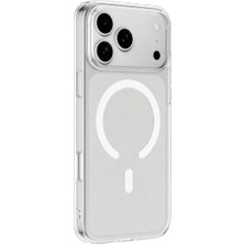 Aparim Apple iPhone 18 Pro Combo Sert Şeffaf Magsafe Kapak - Şeffaf