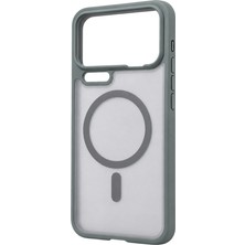 Aparim Xiaomi Mi 17 Pro Max Loji Magsafe Kapak - Gri