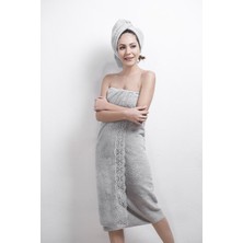 Gül Güler Dantelli Banyo Havlusu Daısy