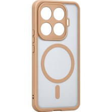 Aparim Xiaomi Mi 15T Pro Loji Magsafe Kapak - Çöl Titanyum