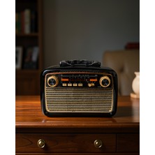 Bucuks Müzik Kutusu Bluetooth Bağlantılı El Fenerli Nostaljik Tasarım Ucznostaljikr2-1