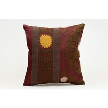 Kilim Wholesale Suzani Kumaştan Yapılmış Kırlent Kılıfı, 40X40 cm