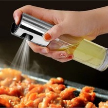 Lilibeaty Sprey Cam Şişe Zeytinyağı 100 ml Ergonomik Kullanım ve Kolay Temizlenebilir Malzeme ile Yağ Püskürtücü