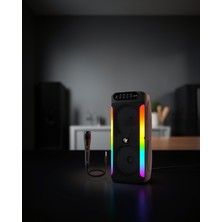 SDT Çift 4 Inç Rgb Işıklı Bluetooth Hoparlör UCZZZPG4261-2
