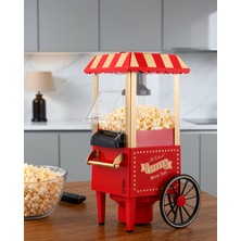 SDT Yağsız Popcorn Makinesi Sıcak Hava ile 1 Litre Kapasiteli UCZZPG618KIRMIZI-11