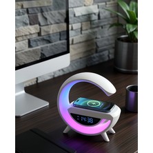 SDT Kablosuz Bluetooth Hoparlör Rgb Işık Dijital Saat Uczzzgoogledigital-4