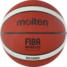 Molten B7G3800 7 No FIBA Onaylı Turuncu Basketbol Topu Dayanıklı PU Deri ile Yüksek Performans