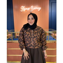 Leo Bomber Ceket Leopar