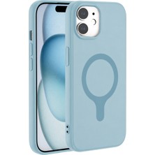 SDT Joko Apple iPhone 11 Z Silikon Magsafe Kapak - Açık Mavi