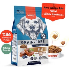 Wanpy Tahılsız Sığır Etli Yetişkin Köpek  Maması  1,5 kg