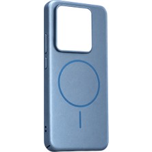 SDT Xiaomi Mi 14T Pro Mika Pc Magsafe Kapak - Açık Mavi