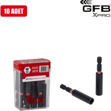 Gfb 8070 Xpro Manyetik Bits Uzatma Siyah 10X60 mm 10 Parça