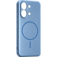 SDT Xiaomi Poco X8 Pro Max Mika Pc Magsafe Kapak - Açık Mavi