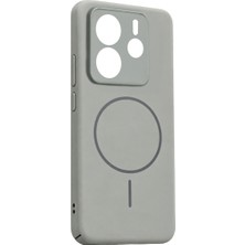 SDT Xiaomi Redmi Note 14 4g Mika Pc Magsafe Kapak - Gri