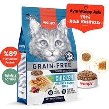 Wanpy Tahılsız Tavuklu Yetişkin Kedi Maması  1,5 kg