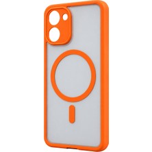 SDT Xiaomi Poco X8 Pro Loji Magsafe Kapak - Turuncu