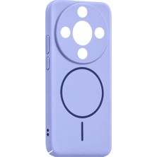 SDT Huawei Honor Magic 8 Lite Mika Pc Magsafe Kapak - Açık Mor