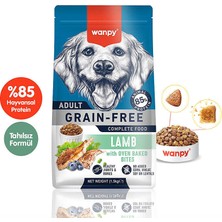 Wanpy Tahılsız Kuzulu Yetişkin Köpek Maması  1,5kg