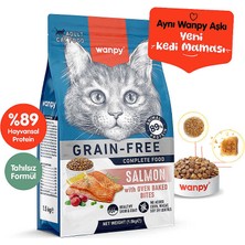 Wanpy Tahılsız Somonlu Yetişkin Kedi Maması  1,5 kg