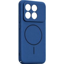 SDT Xiaomi Poco X6 Pro Mika Pc Magsafe Kapak - Mavi