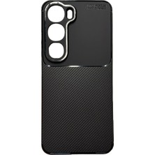 SDT Vivo Y31 5g Auto Focus Karbon Kapak - Siyah