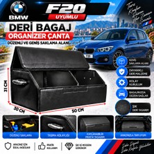 Furens Bmw F20 Uyumlu Oto Bagaj Organizeri Deri Bagaj Kutu Çanta