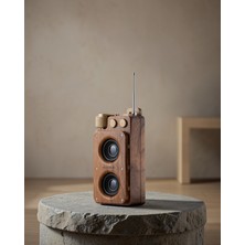 Hazal Boutique Ahşap Tarzı Kablosuz Hoparlör 5W Bass Tf USB Aux UCZZZA8SPEAKER-2