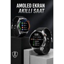 Akıllı Saat Bluetooth Bağlantılı Amoled Ekran Uyku ve Sağlık Takibi