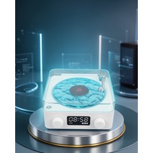 Hazal Boutique Gece Lambası Dijital Saat Bluetooth Hoparlör Su Dalgası Efekti