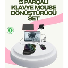 Hazal Boutique Rekabetçi Mobil Oyun Aksesuarı | Klavye + Mouse + Hızlı Dönüştürücü