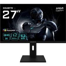 Gigabyte Gıgabyte 27" Ss IPS G27Q3 1ms 320HZ Hdmı-Dp Pivot Gaming Monitör 2560X1440