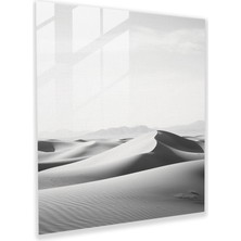 Popcas Dünyanın En Güzel Manzaraları - Çöl Manzaralı Cam Tablo - Dünyanın En Güzel Manzaraları Duvar Dekorasyonu Ev Dekorasyonu Minimalist Siyah Beyaz Fotoğraf