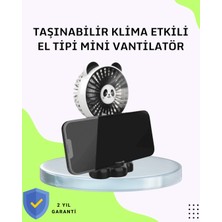 Hazal Boutique Dekoratif Panda Tasarımlı Küçük Boy Fan