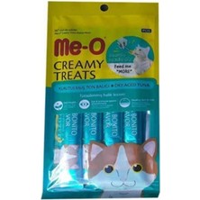 Meo Me-O Creamy Treats Kurutulmuş Ton Balığı 4X15 gr Sıvı Kedi Ödül Maması