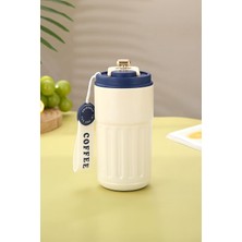 Weather Forecast 316 L Çelik Mavi 420 ml Sıcak Soğuk Kahve El Termos Mug cin486mv