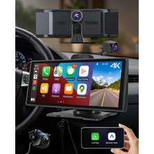 Maribel Kablosuz Carplay Ekranı 10.26 Inç Ön Arka Çift Kamera