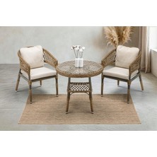 Divona Home Lujo Bahçe Balkon Bistro Set