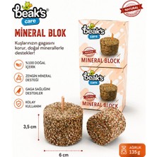 Beak's Kutulu Mineral ve Kalsiyum Blok, Dev Boyutlu 135G 2 Adet