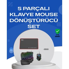 Rüzgar Dekor Profesyonel Mobil Oyun Seti | Yüksek Dpı Mouse + Ergonomik Klavye