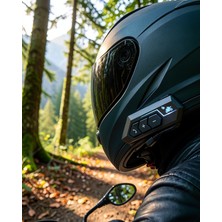 Rüzgar Dekor Motosiklet Kask Bluetooth Kulaklık Uzun Pil Süreli XXUCZZZBT22İNTERCOM-5