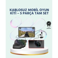 Rüzgar Dekor Tak-Çalıştır Mobil Oyun Seti – X8 Pro Teknolojili Klavye Mouse Kombo