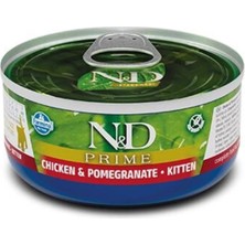Tahılsız Tavuk ve Narlı Yavru Yaş Kedi Konservesi 80 gr