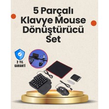 Rüzgar Dekor Bluetooth 5.3 Mobil Oyun Klavye Mouse Seti | Fps ve Battle Royale Için