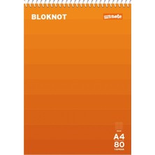 Mynote A4 Sp Bloknot 80 Yaprak Karton Kapak Kareli 4 Adet